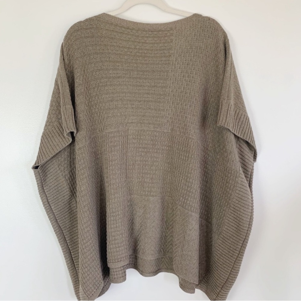 LOFT sweater poncho one size